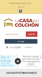 Mobile Screenshot of lacasadelcolchon.com