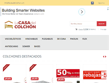 Tablet Screenshot of lacasadelcolchon.com